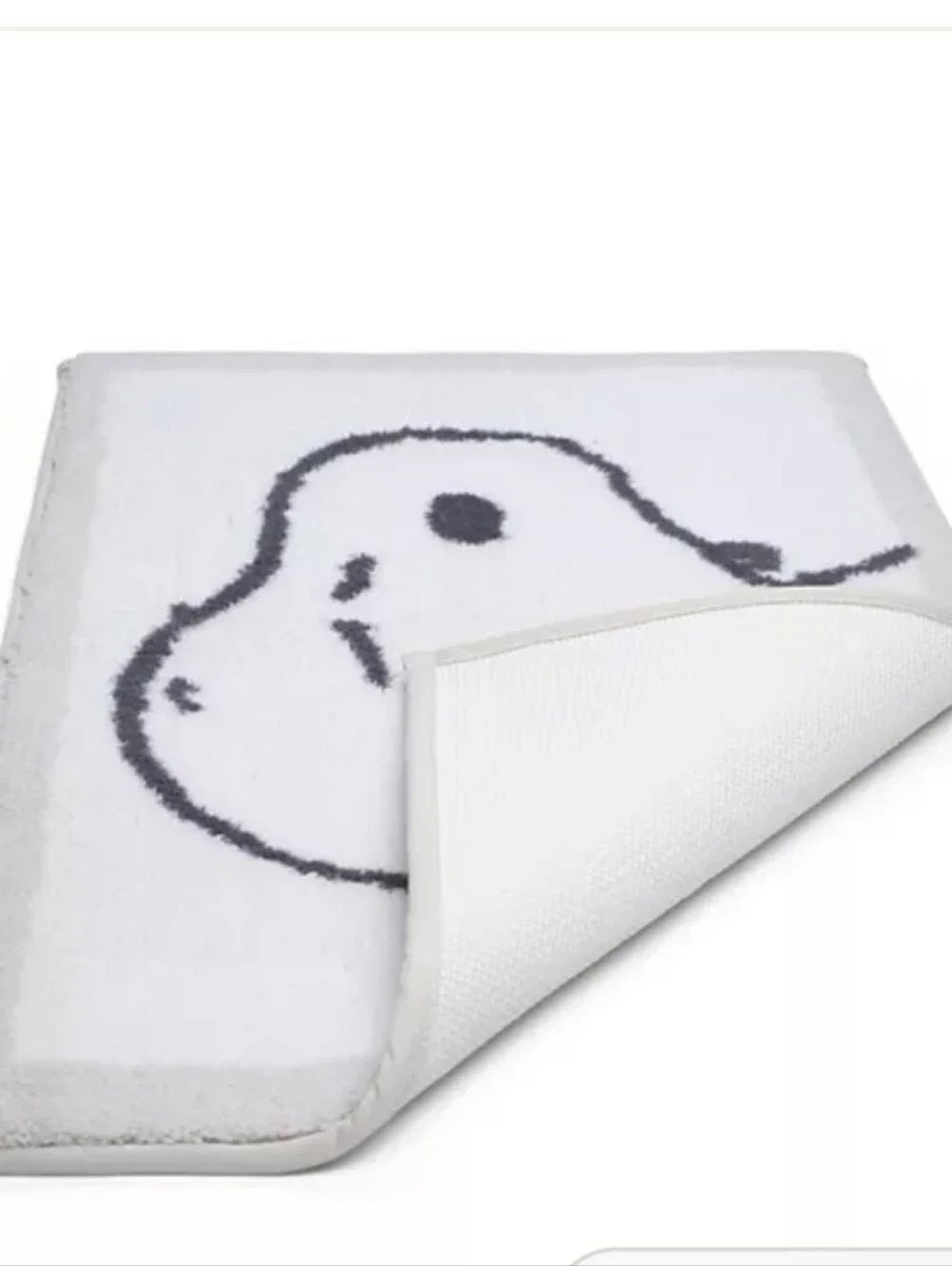 The Big One Peanuts Snoopy & Woodstock 2-PK Bath Rugs- Ivory